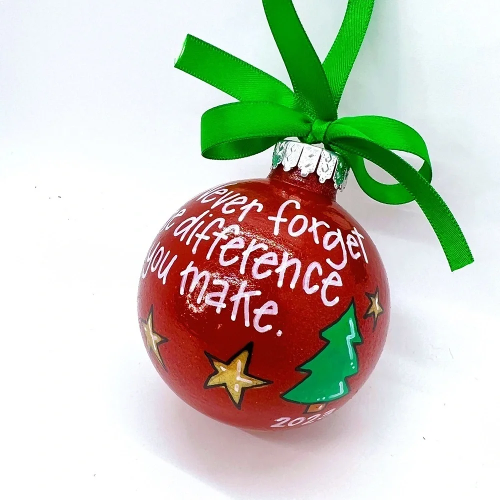 Healthcare Ornament, Teacher, Christmas Ornament, Nurse, Stocking Stuffer